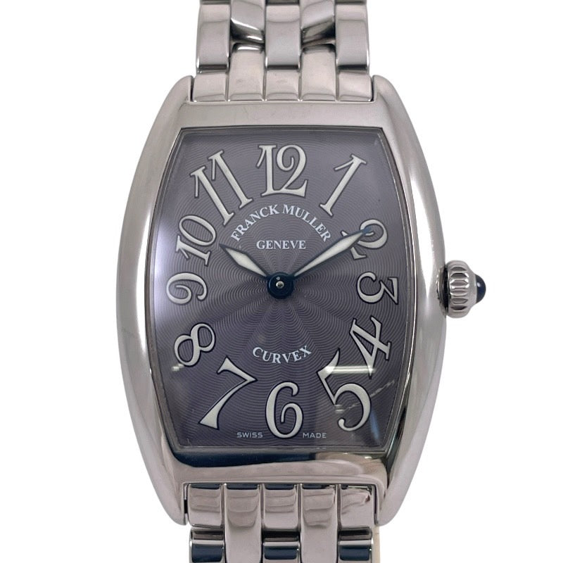 【中古】【FRANCK MULLER】フランクミュラー トノーカーベックス 1752QZ 腕時計 ステンレススチールレディース