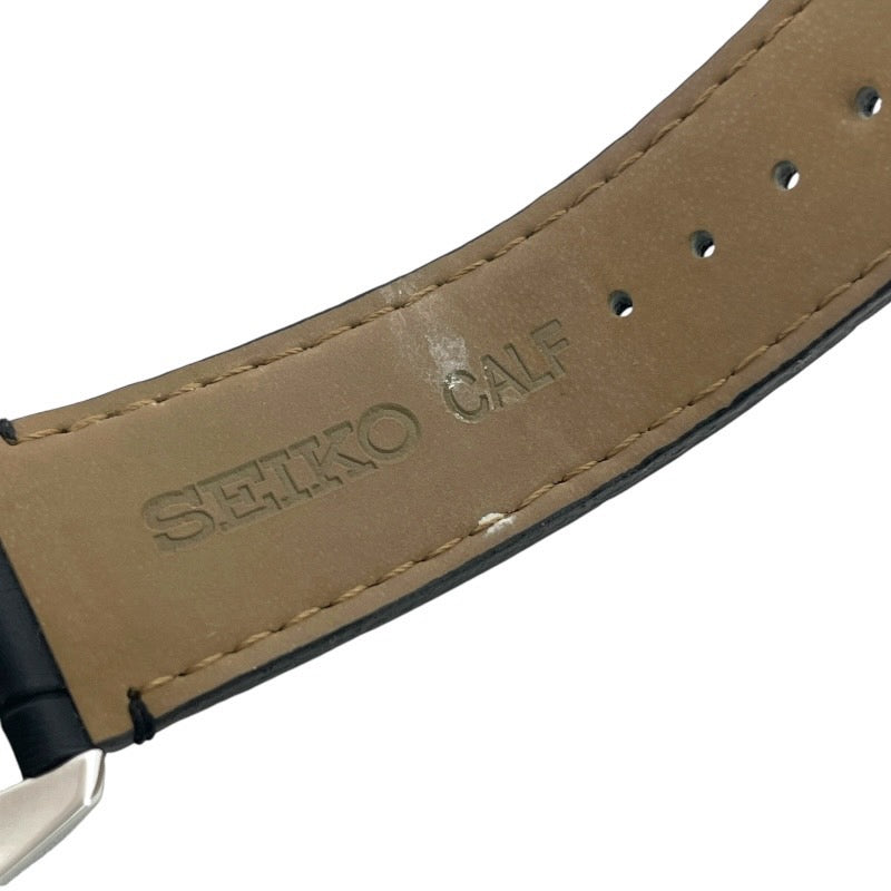 【SEIKO】セイコー セレクション SBTR021 腕時計 SS/レザーメンズ クオーツ クロノグラフ 8T63-00D0