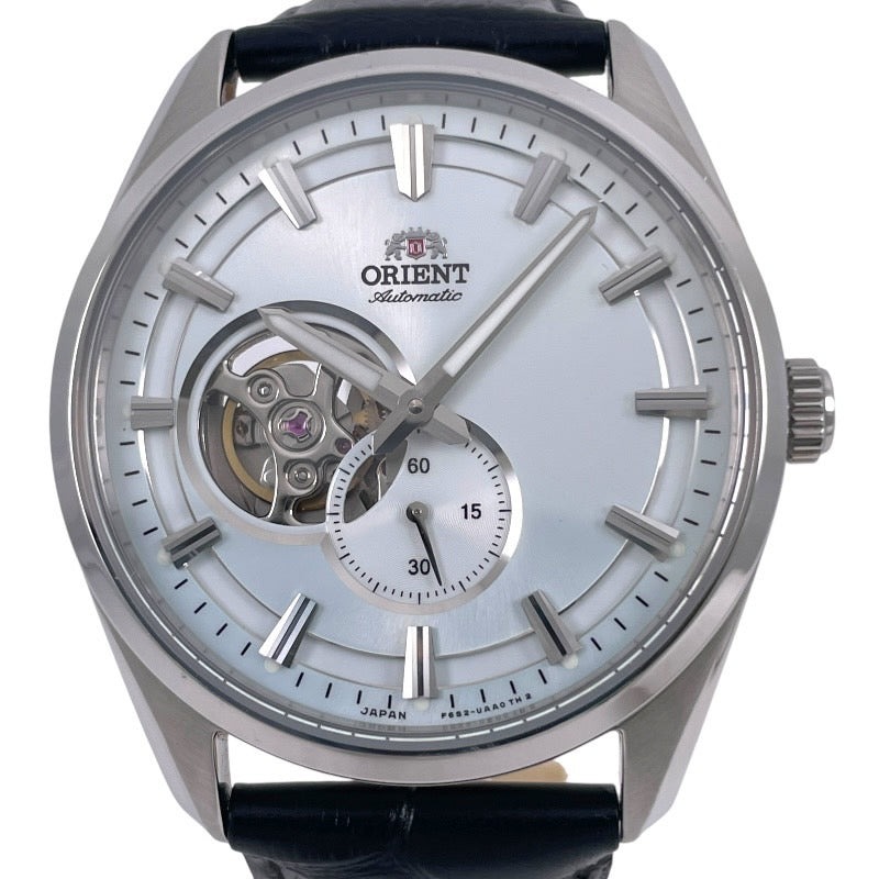 【ORIENT】オリエント コンテンポラリー RN-AR0003S 腕時計 SS/レザー メンズ セミスケルトン 自動巻き