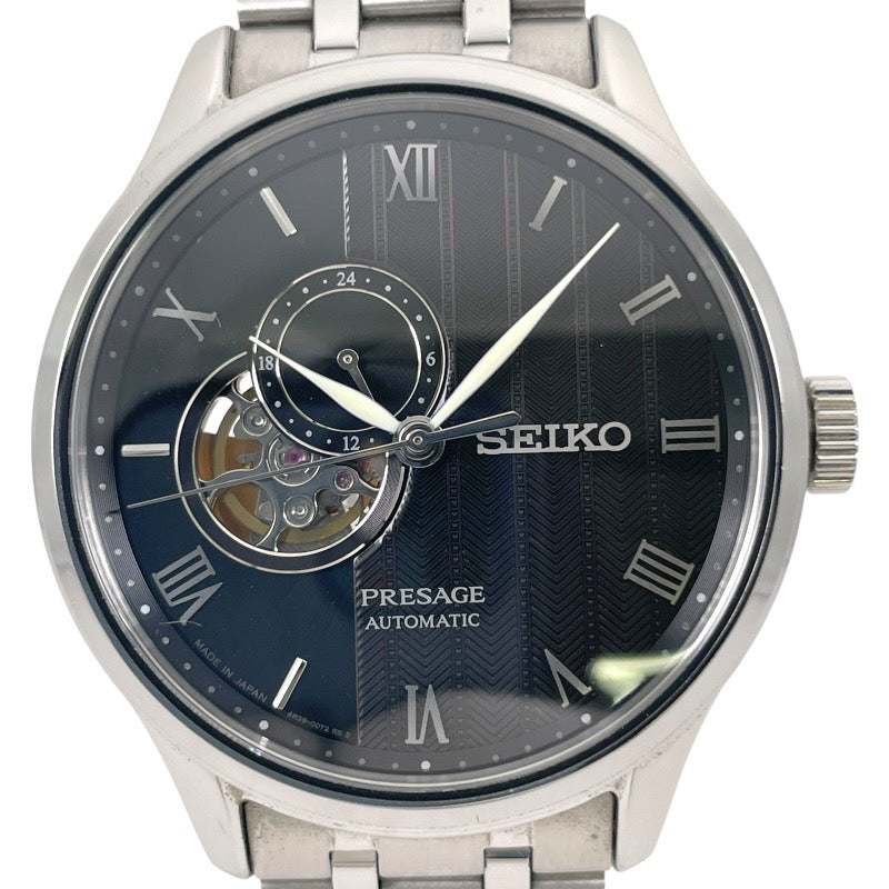 【SEIKO】セイコー プレサージュ SARY093 腕時計 ステンレススチールメンズ 日本庭園シリーズ 自動巻き 4R39-00W0