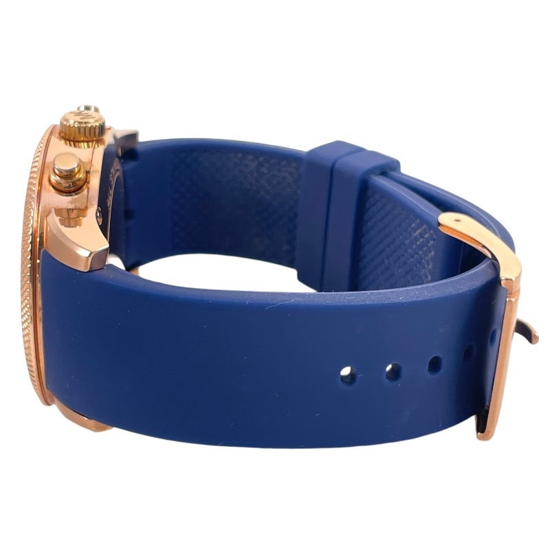 【Michael Kors】マイケルコース MK-8410 腕時計 SS/ラバーメンズ クオーツ クロノグラフ