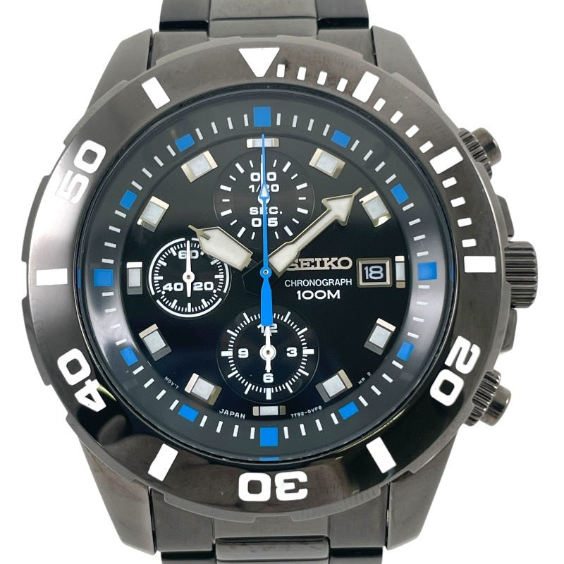 【SEIKO】セイコー 海外モデル SNDE01P1 7T92-0NS0 腕時計 ステンレススチール メンズ クオーツ クロノグラフ