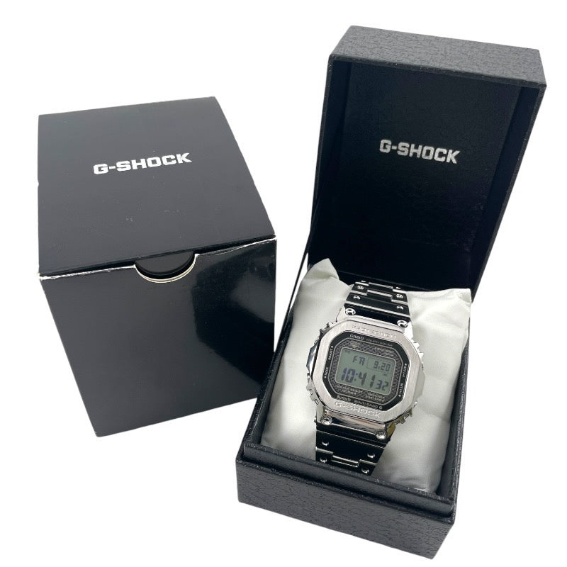【中古】【CASIO】カシオ Gショック GMW-B5000 腕時計 ステンレススチール フルメタル Bluetooth スマートフォンリンク ソーラー電波