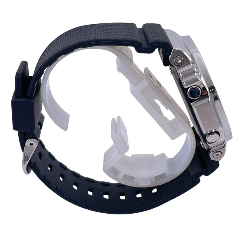 【中古】【CASIO】カシオ Gショック GM-2100 腕時計 SS/ラバーメンズ 耐衝撃構造 ストップウオッチ ソーラー充電システム