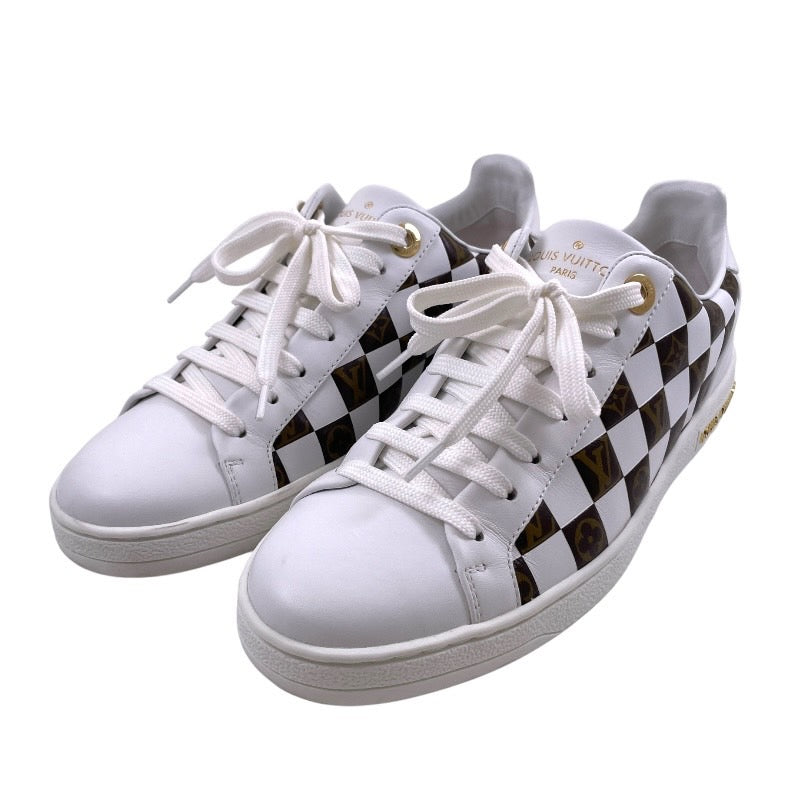 【LOUIS VUITTON】ルイ・ヴィトン フロントロー 1A678V スニーカー レザーレディース フロントロウ モノグラム ダミエ
