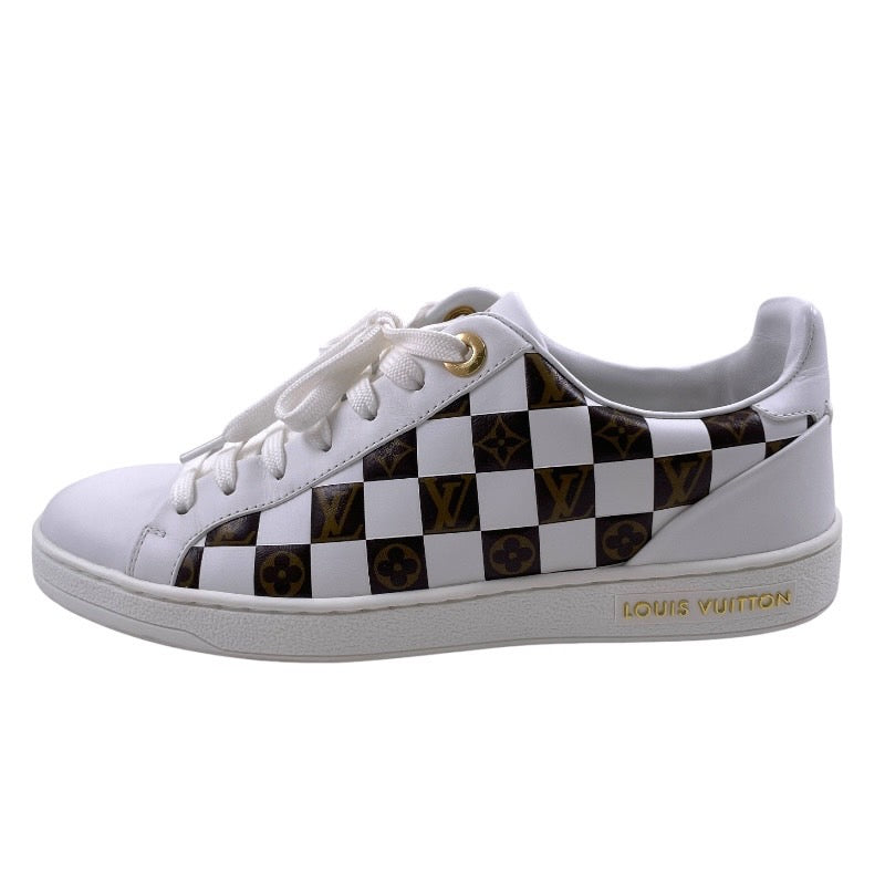【LOUIS VUITTON】ルイ・ヴィトン フロントロー 1A678V スニーカー レザーレディース フロントロウ モノグラム ダミエ