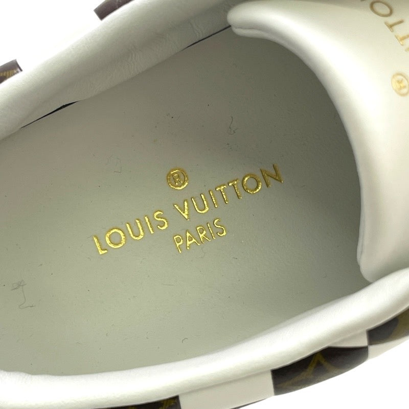 【LOUIS VUITTON】ルイ・ヴィトン フロントロー 1A678V スニーカー レザーレディース フロントロウ モノグラム ダミエ