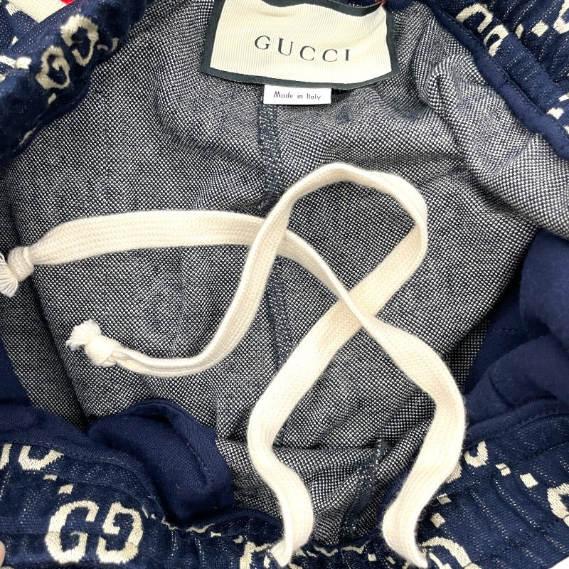 【中古】【GUCCI】グッチ GGジャガード コットンジャケット&ジョギングパンツ 496919/496920 セットアップ コットン メンズ