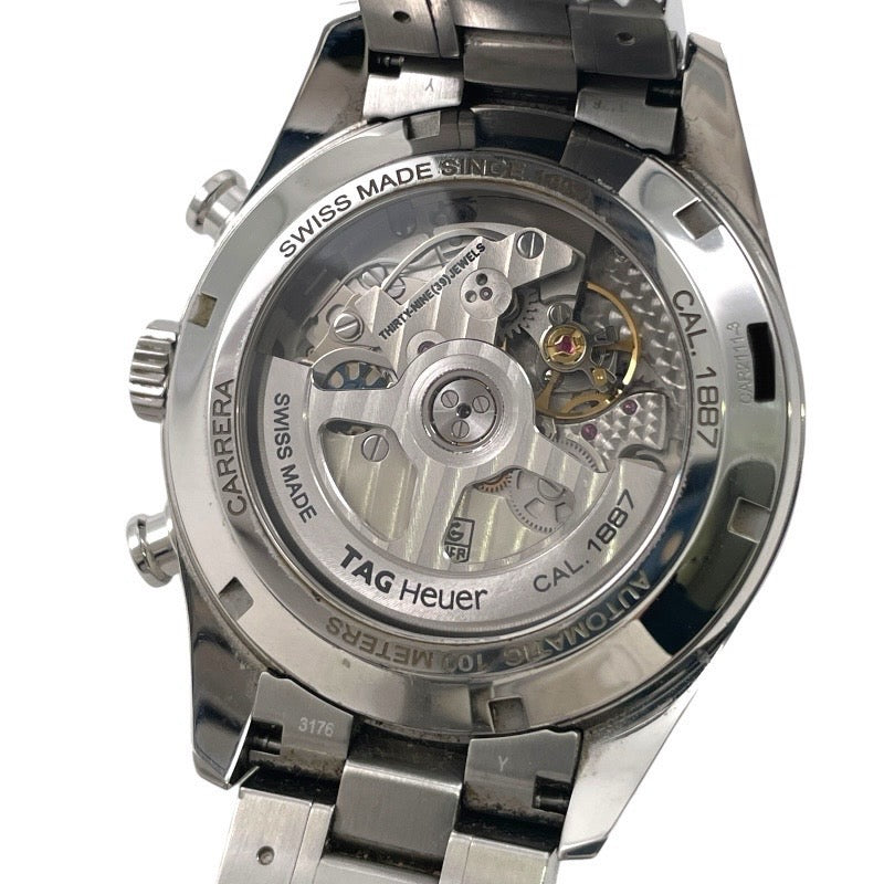【中古】【TAG HEUER】タグホイヤー カレラ キャリバー1887 クロノグラフ CAR2111.BA0724 腕時計 ステンレススチール メンズ 自動巻き