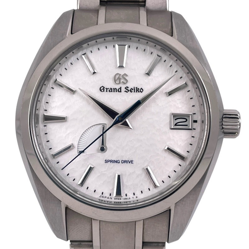 【中古】【Grand Seiko】グランドセイコー スプリングドライブ SBGA211 9R65-0AE0 腕時計 チタン メンズ 自動巻き