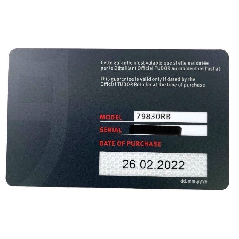 【TUDOR】チューダー チュードル ヘリテージ ブラックベイ GMT 79830RB 腕時計 ステンレススチールメンズ 自動巻き 青赤ベゼル ペプシ