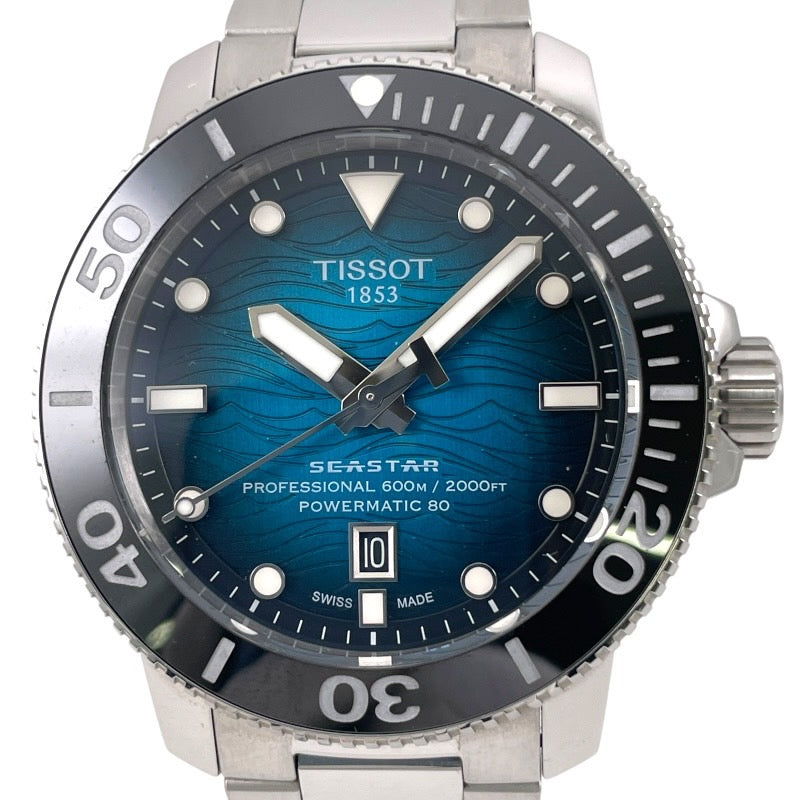 【TISSOT】ティソ シースター 2000 プロフェッショナル パワーマティック 80 T120.607.11.041.00 T120607A 腕時計 ステンレススチールメンズ 自動巻き