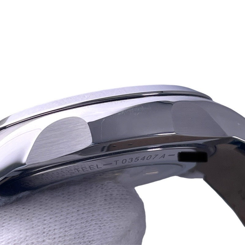 【TISSOT】ティソ クチュリエ T035407A 腕時計 SS/レザーメンズ 自動巻き デイデイト