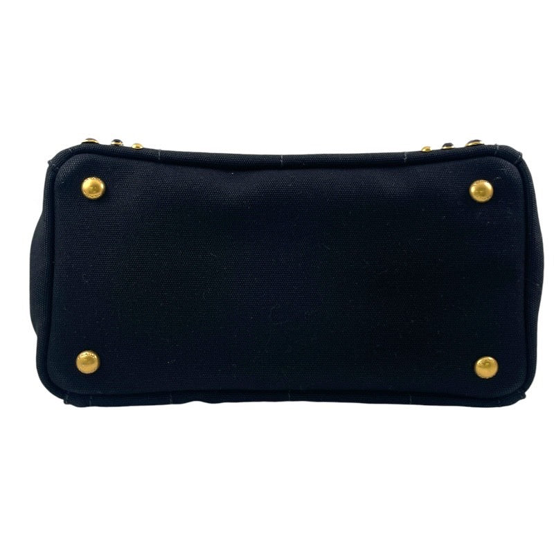 【中古】【PRADA】プラダ カナパ B2439O ハンドバッグ キャンバス レディース