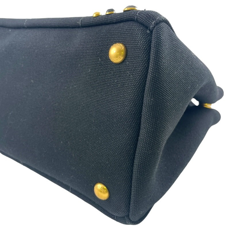 【中古】【PRADA】プラダ カナパ B2439O ハンドバッグ キャンバス レディース