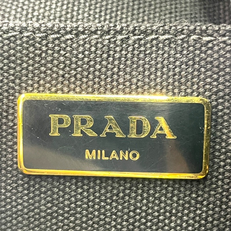【中古】【PRADA】プラダ カナパ B2439O ハンドバッグ キャンバス レディース