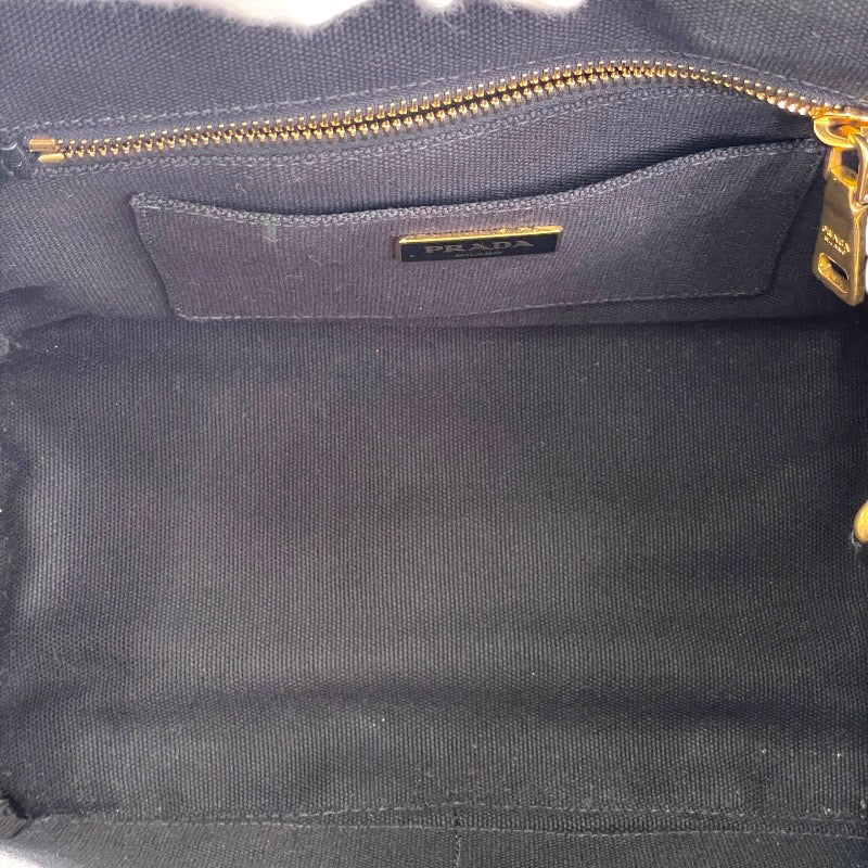 【中古】【PRADA】プラダ カナパ B2439O ハンドバッグ キャンバス レディース