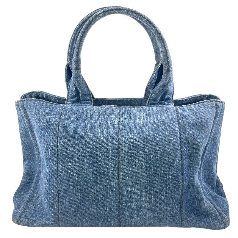 【中古】【PRADA】プラダ カナパ B1877B ハンドバッグ デニム レディース
