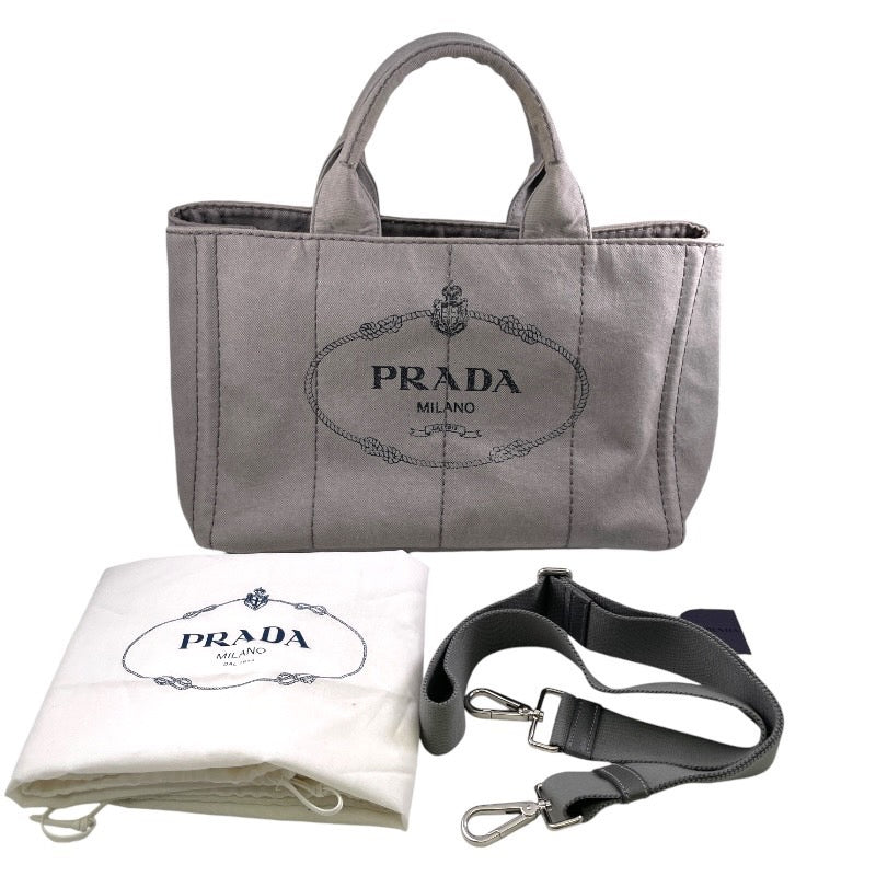 【中古】【PRADA】プラダ カナパトート B2642B ハンドバッグ トートバッグ ショルダーバッグ デニム レディース