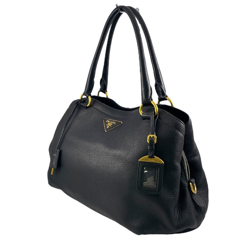 【中古】【PRADA】プラダ ハンドバッグ BR4387 トートバッグ レザー レディース