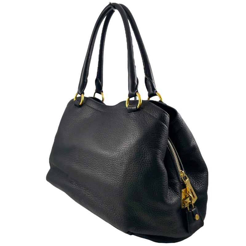 【中古】【PRADA】プラダ ハンドバッグ BR4387 トートバッグ レザー レディース