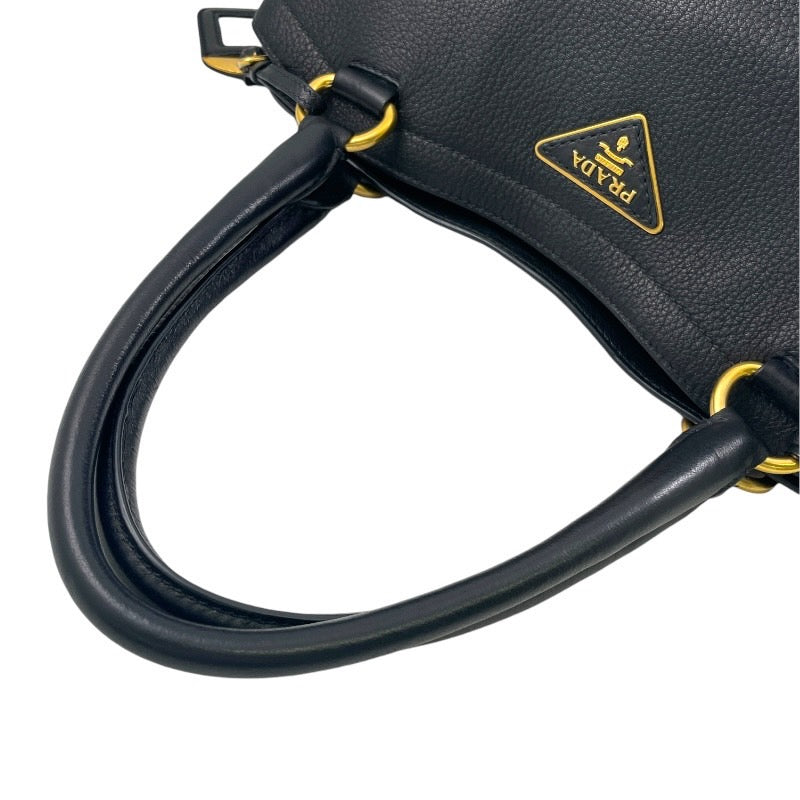 【中古】【PRADA】プラダ ハンドバッグ BR4387 トートバッグ レザー レディース