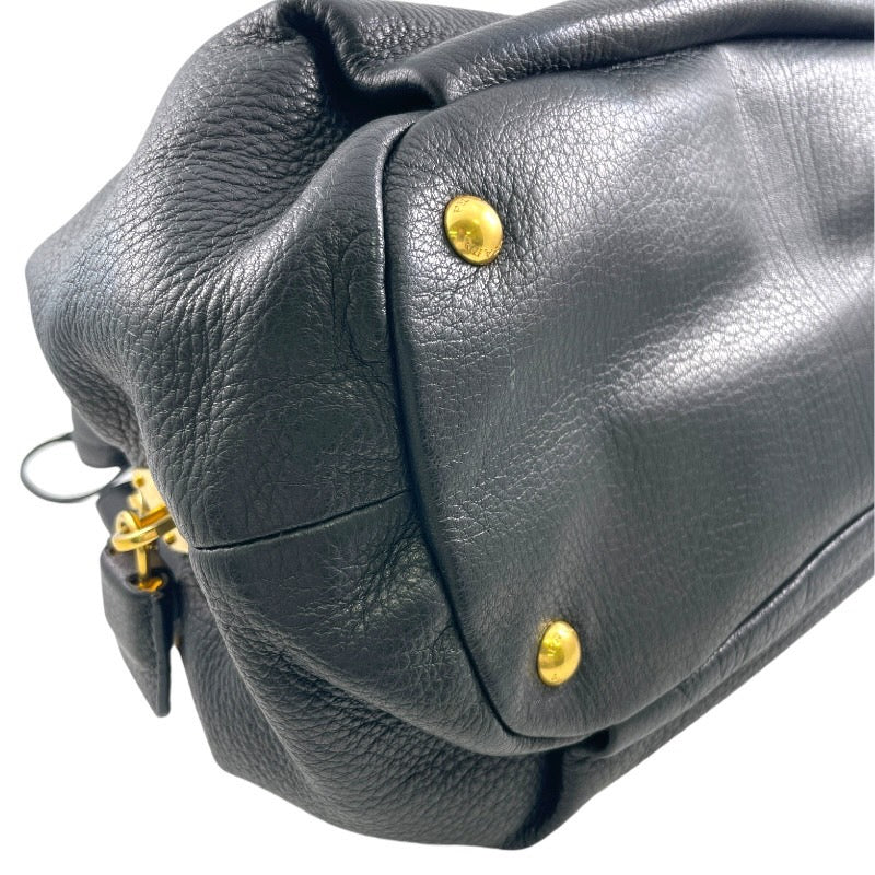 【中古】【PRADA】プラダ ハンドバッグ BR4387 トートバッグ レザー レディース
