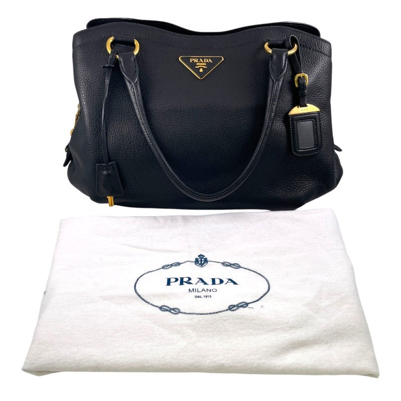 【中古】【PRADA】プラダ ハンドバッグ BR4387 トートバッグ レザー レディース