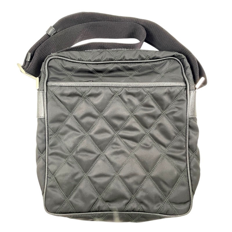 【PRADA】プラダ 2VH002 ショルダーバッグ ナイロン レディース テスート キルティング ポシェット サコッシュ 三角プレート メンズ