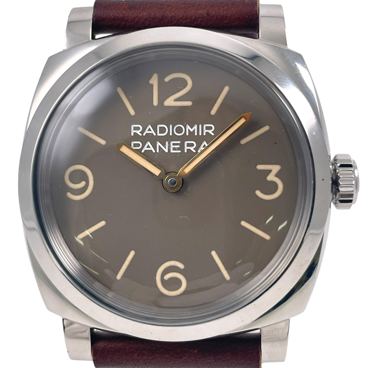 【PANERAI】パネライ ラジオミール1940 PAM00662 腕時計 SS/レザーメンズ 3デイズ アッチャイオ 3DAYS 1000本限定