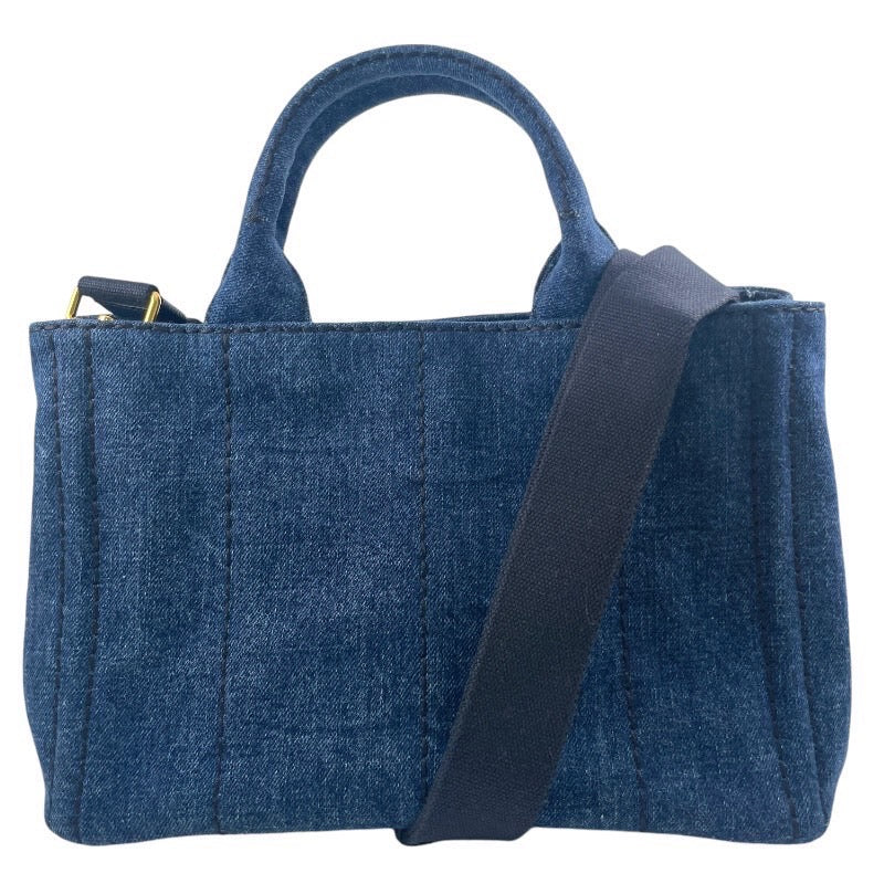 【PRADA】プラダ カナパ B2439G ハンドバッグ レディース 2WAY デニム トート ショルダー