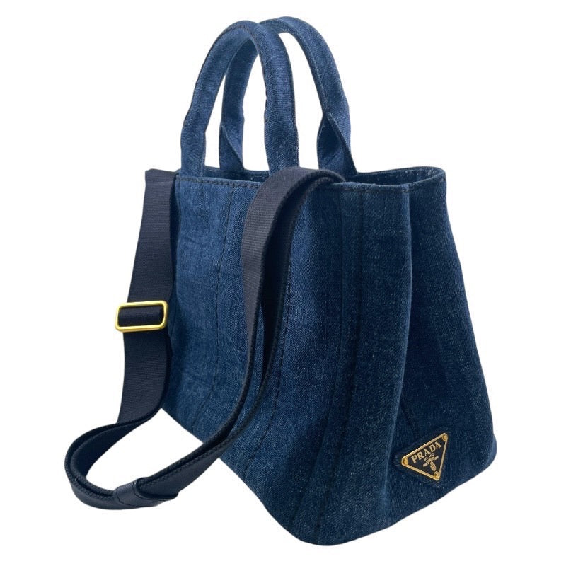 【PRADA】プラダ カナパ B2439G ハンドバッグ レディース 2WAY デニム トート ショルダー