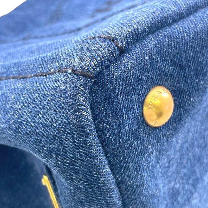 【PRADA】プラダ カナパ B2439G ハンドバッグ レディース 2WAY デニム トート ショルダー