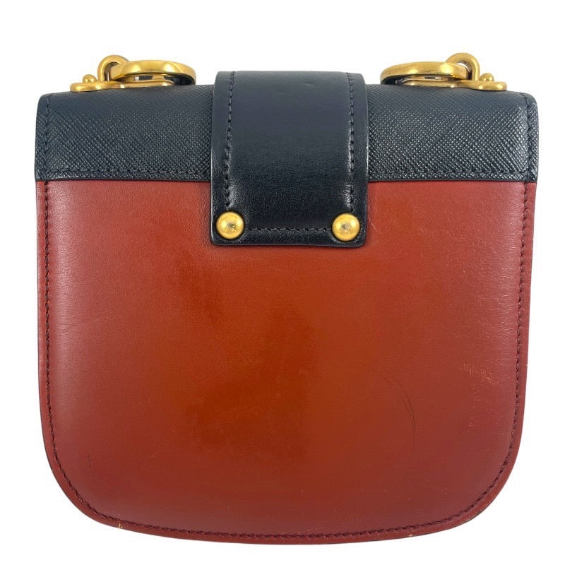 【PRADA】プラダ カイエ ショルダーバッグ カーフ レディース チェーンショルダー 本革