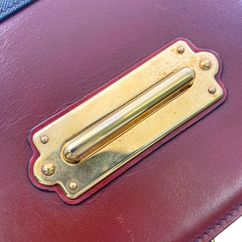 【PRADA】プラダ カイエ ショルダーバッグ カーフ レディース チェーンショルダー 本革