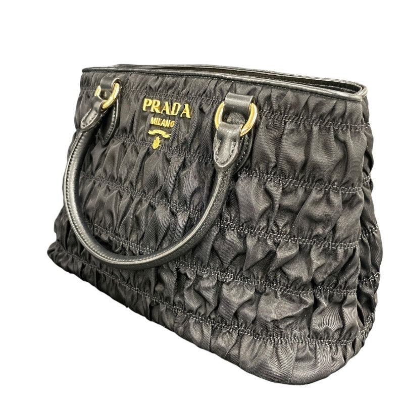 【PRADA】プラダ 1BA173 ハンドバッグ ナイロン レディース ギャザー トート テスート