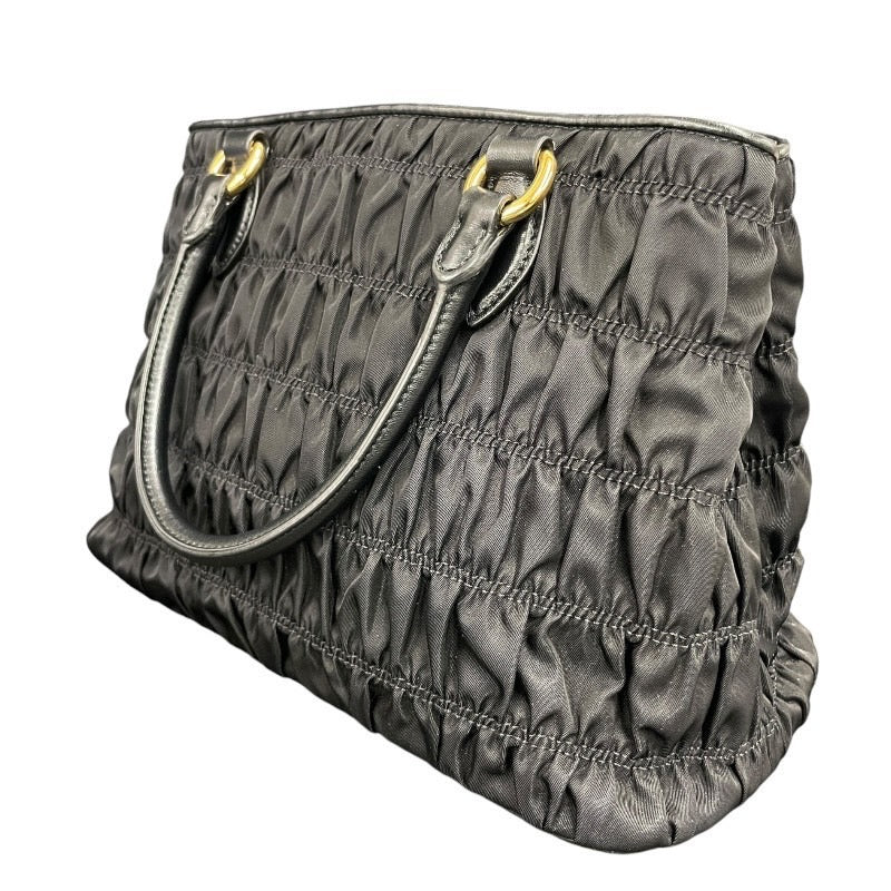 【PRADA】プラダ 1BA173 ハンドバッグ ナイロン レディース ギャザー トート テスート