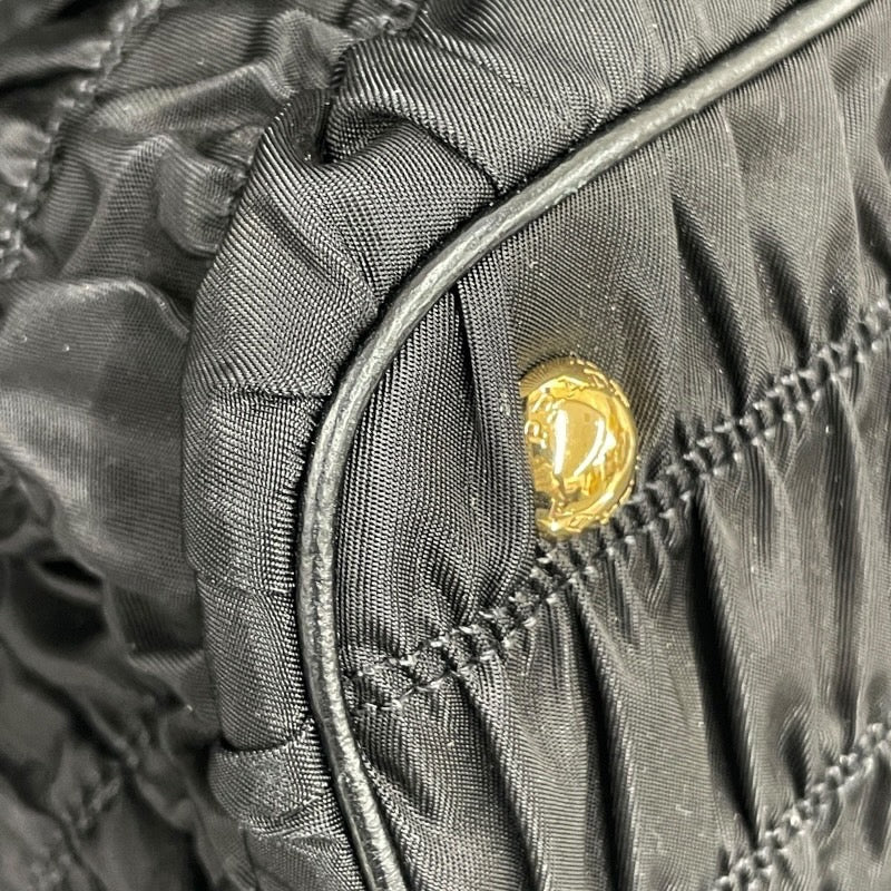 【PRADA】プラダ 1BA173 ハンドバッグ ナイロン レディース ギャザー トート テスート