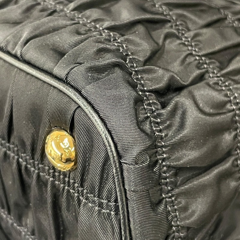 【PRADA】プラダ 1BA173 ハンドバッグ ナイロン レディース ギャザー トート テスート