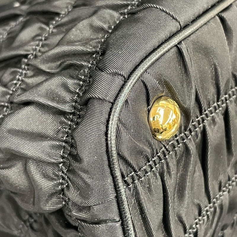 【PRADA】プラダ 1BA173 ハンドバッグ ナイロン レディース ギャザー トート テスート