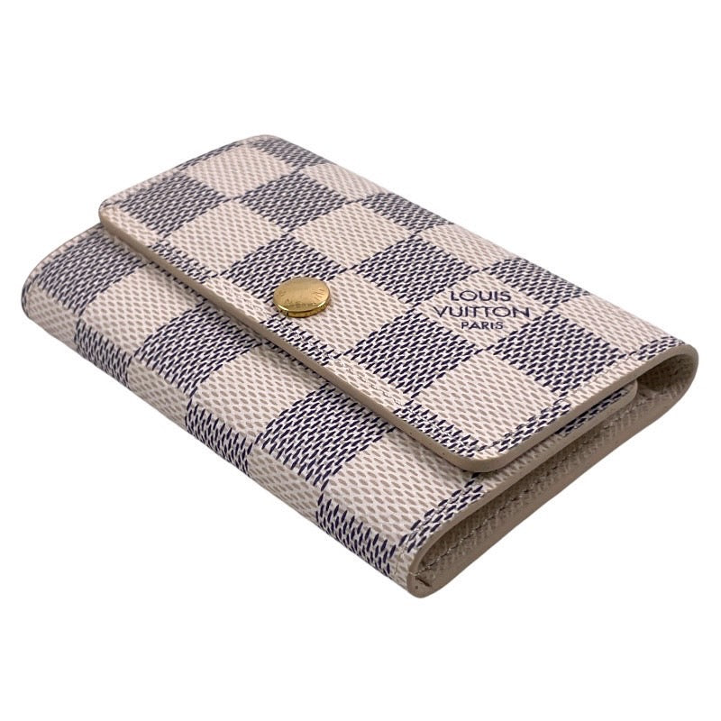 【LOUIS VUITTON】ルイ・ヴィトン ミュルティクレ6 N61745 キーケースユニセックス ダミエアズール 6連