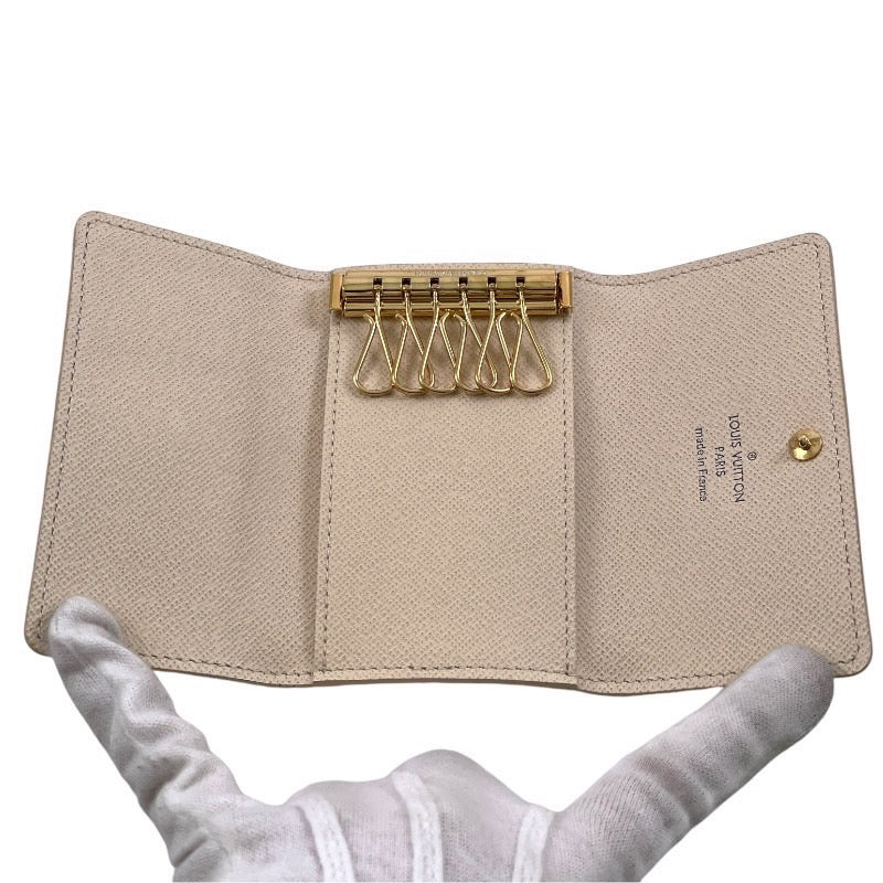 【LOUIS VUITTON】ルイ・ヴィトン ミュルティクレ6 N61745 キーケースユニセックス ダミエアズール 6連