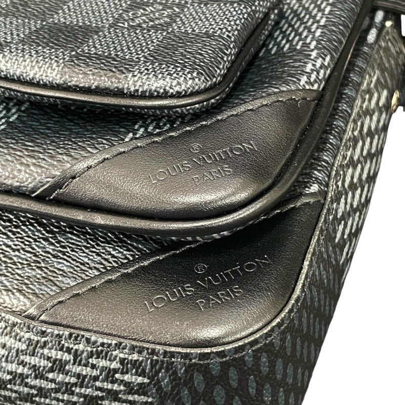 【LOUIS VUITTON】ルイ・ヴィトン トリオ メッセンジャー N50017 ショルダーバッグ メンズ ダミエグラフィット3D ポシェット