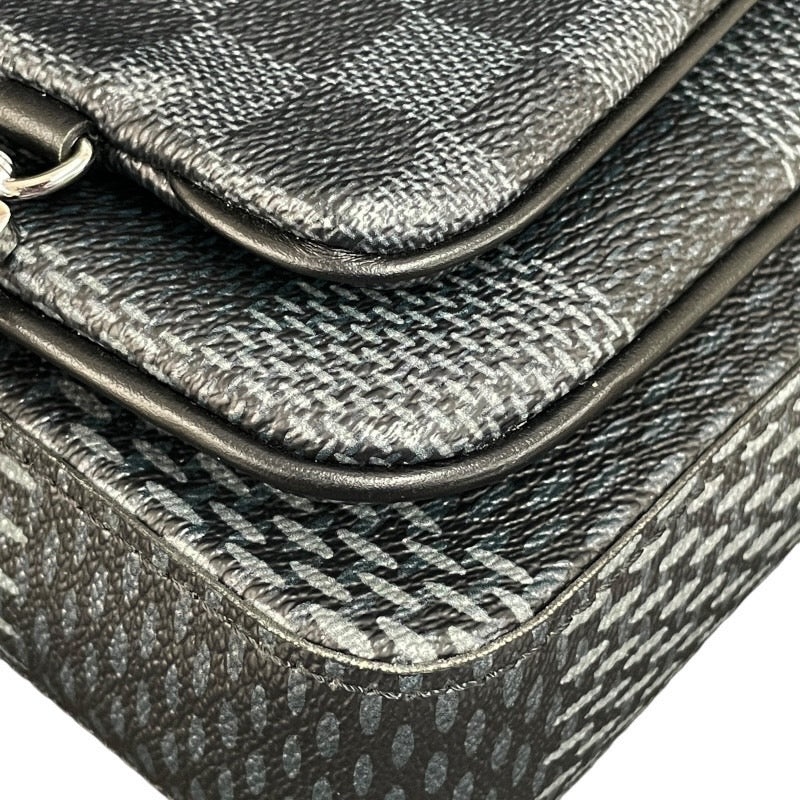 【LOUIS VUITTON】ルイ・ヴィトン トリオ メッセンジャー N50017 ショルダーバッグ メンズ ダミエグラフィット3D ポシェット