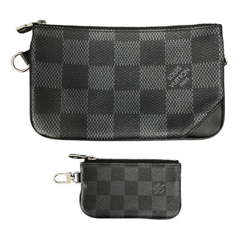 【LOUIS VUITTON】ルイ・ヴィトン トリオ メッセンジャー N50017 ショルダーバッグ メンズ ダミエグラフィット3D ポシェット