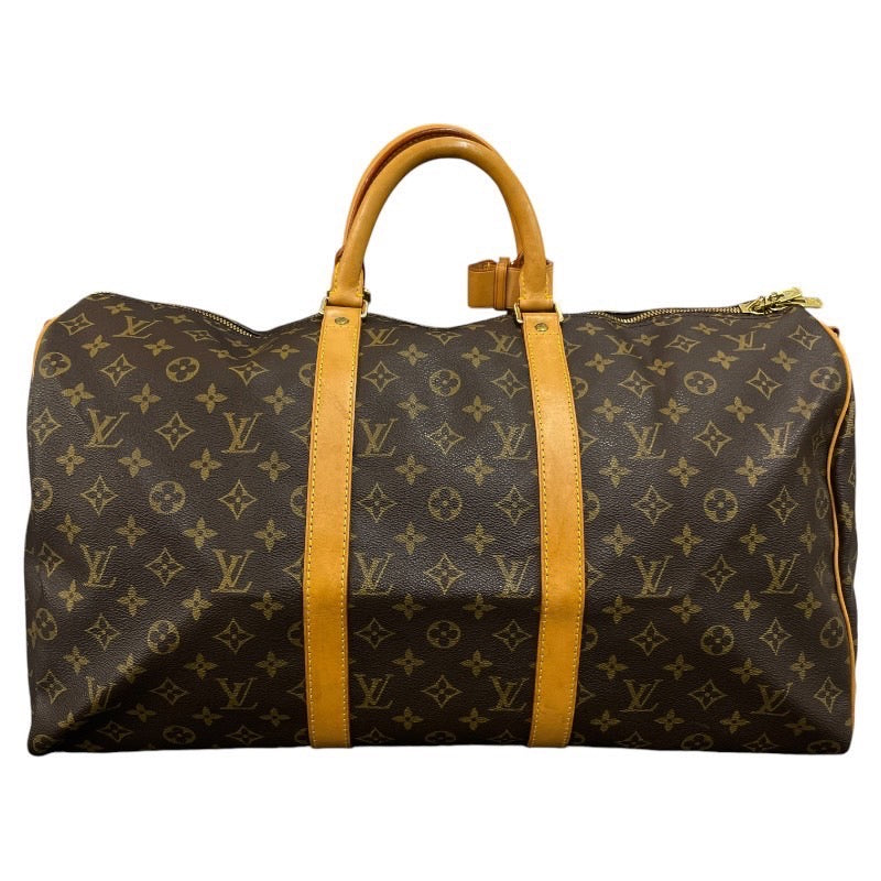 【LOUIS VUITTON】ルイ・ヴィトン キーポル・バンドリエール50 M41416 ハンドバッグ モノグラムキャンバスユニセックス モノグラム ボストン 2WAY 旅行バッグ