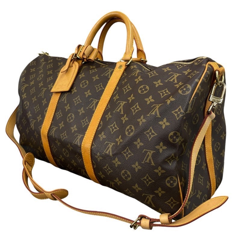 【LOUIS VUITTON】ルイ・ヴィトン キーポル・バンドリエール50 M41416 ハンドバッグ モノグラムキャンバスユニセックス モノグラム ボストン 2WAY 旅行バッグ