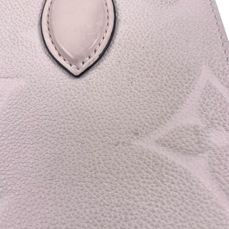 【LOUIS VUITTON】ルイ・ヴィトン オンザゴーPM M46569 ハンドバッグ レザーレディース アンプラント モノグラム クレーム