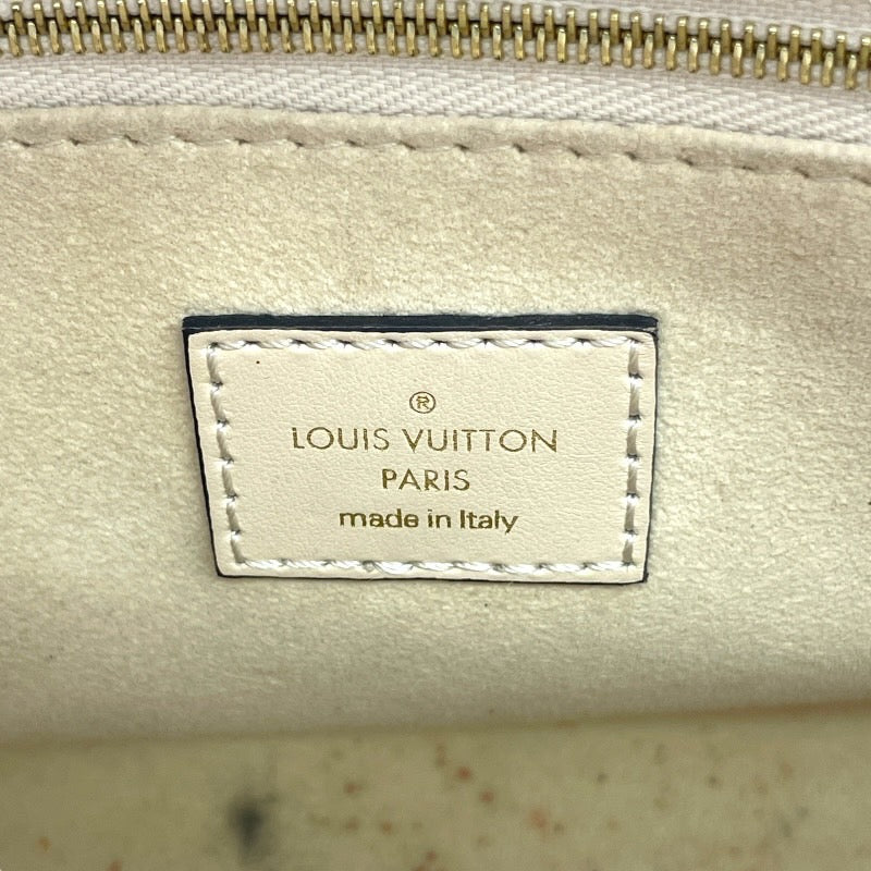 【LOUIS VUITTON】ルイ・ヴィトン オンザゴーPM M46569 ハンドバッグ レザーレディース アンプラント モノグラム クレーム