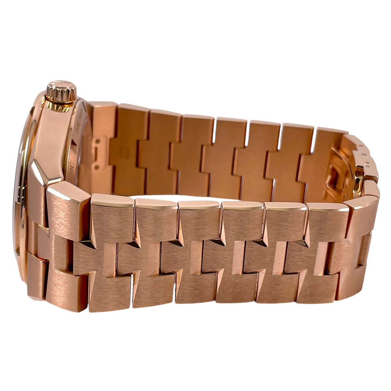 【VACHERON CONSTANTIN】ヴァシュロン・コンスタンタン オーヴァーシーズ 4500V/110R-B705 腕時計 K18ピンクゴールドメンズ ピンクゴールド 青文字盤 ブルー